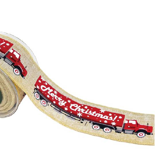 Ribbon 9mt, 67mm Christmas Big Rig Truck * ETA Nov